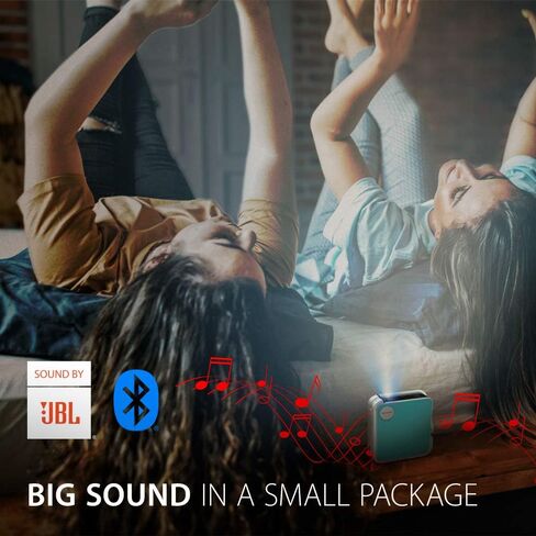 جهاز العرض LED المحمول ViewSonic M1 Mini Ultra مع Keystone التلقائي، ومكبر صوت JBL، وHDMI، وUSB، وبث Netflix مع دونجل (M1MINI) in Kuwait