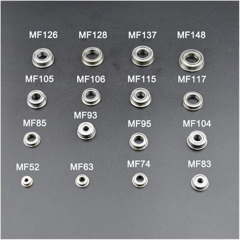 10pcs MF63 MF93 MF74 MF84 MF104 MF83 MF95 MF105ZZ MF115 MF106 MF126 MF117 MF137 MF148 ZZ Ball Bear Bearing Micro Behings (MF115 ZZ 5x11x4mm) in Kuwait