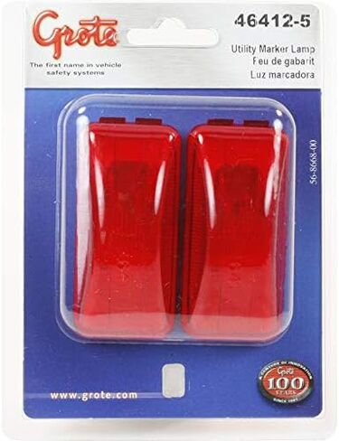 Grote CLR/MKR LAMP, RED, SEALED SINGLE BULB, RETAIL PACK (46412-5) in Saudi Arabia