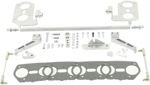 Dual Carb Linkage Kit, for Weber IDF & HPMX, Compatible with Dune Buggy in Saudi Arabia