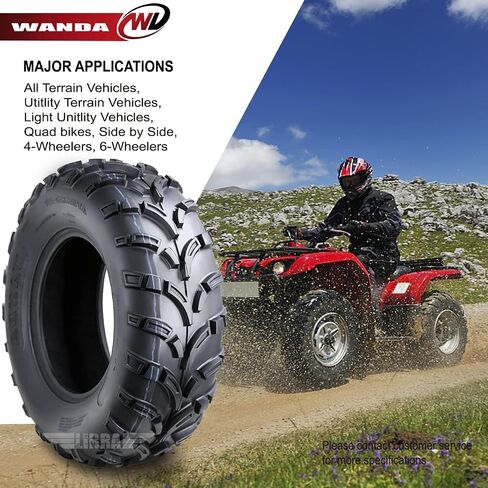 Wanda One UTV /ATV Tyre 25x8-12 25x8x12 /6PR P373 Lit Mud - 10243 in Kuwait