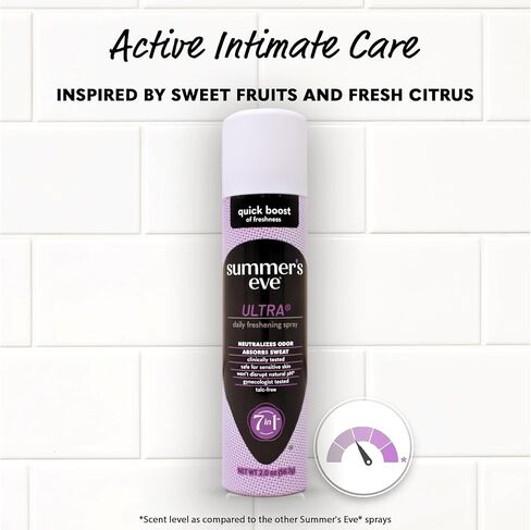 Summers Eve Feminine Deodorant Spray Ultra Extra Strength - 2 oz (Pack of 4) in Saudi Arabia