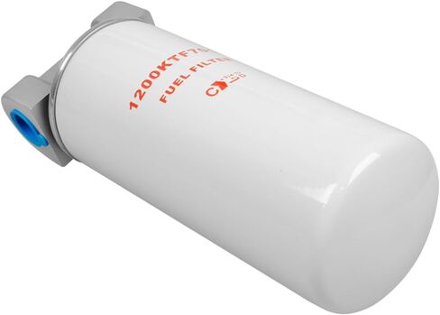 1200KTF7018 Fuel Filter for Transfer Pump FR112 FR1210G FR610G 18 GPM 3/4" with 1200KTG9075 Filter Head and 3/4" ST Elbow and 3/4 x 7" Nipple in Saudi Arabia