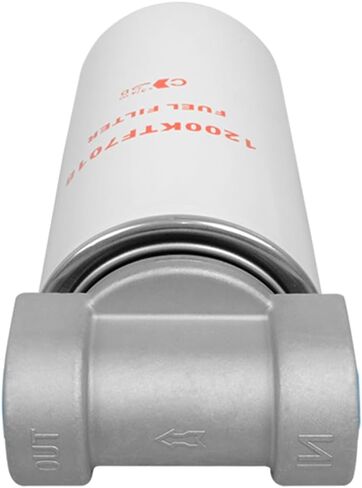1200KTF7018 Fuel Filter for Transfer Pump FR112 FR1210G FR610G 18 GPM 3/4" with 1200KTG9075 Filter Head and 3/4" ST Elbow and 3/4 x 7" Nipple in Saudi Arabia