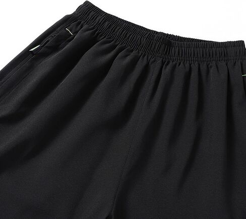 Men's Big and Tall Capri Pants 3/4 Below Knee Long Shorts Elastic Waist Jogging Gym Beach Cropped Pant with Pocket in Saudi Arabia