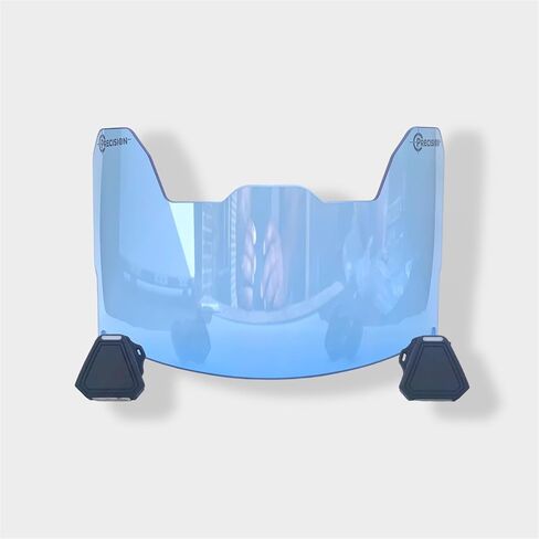 Precision Football Helment Visor Colors الشفافة // يناسب العلامات التجارية الرئيسية للأطفال والشباب والبالغين // حماية العين للخوذة ومقاسف الوجه // ألوان شفافة in Kuwait