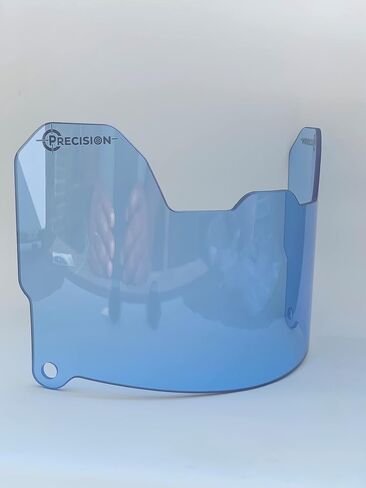Precision Football Helment Visor Colors الشفافة // يناسب العلامات التجارية الرئيسية للأطفال والشباب والبالغين // حماية العين للخوذة ومقاسف الوجه // ألوان شفافة in Kuwait