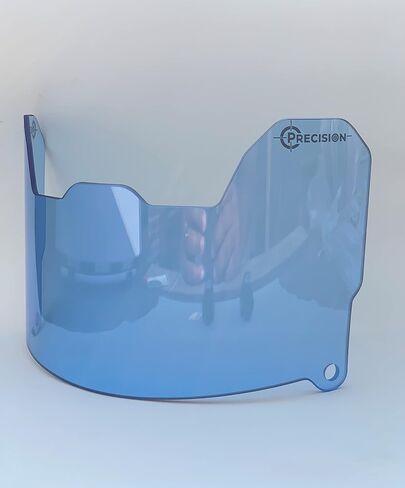 Precision Football Helment Visor Colors الشفافة // يناسب العلامات التجارية الرئيسية للأطفال والشباب والبالغين // حماية العين للخوذة ومقاسف الوجه // ألوان شفافة in Kuwait