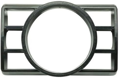 GlowShift Black Single Gauge Vent Pod متوافق مع فورد موستانج 1987-1993 - ABS Plastic - Mounts (1) 2-1/16 "(52 مم) in Saudi Arabia