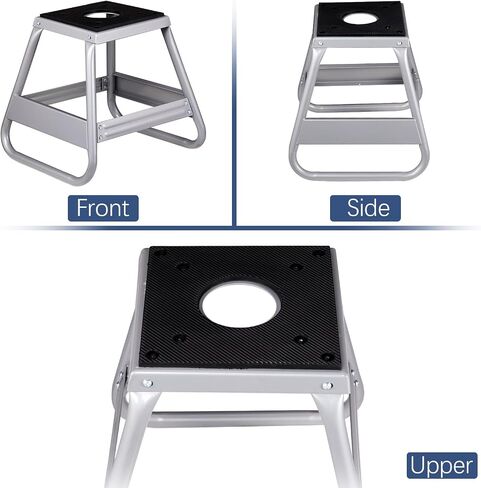 SUNROAD Dirt Bike Stands 1100LBS Capacity Universal Lifts also for Motocross, Silver in Saudi Arabia
