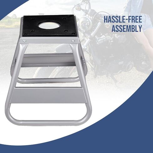 SUNROAD Dirt Bike Stands 1100LBS Capacity Universal Lifts also for Motocross, Silver in Saudi Arabia