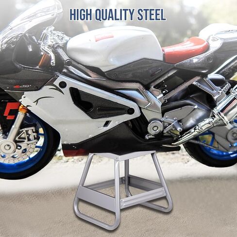 SUNROAD Dirt Bike Stands 1100LBS Capacity Universal Lifts also for Motocross, Silver in Saudi Arabia