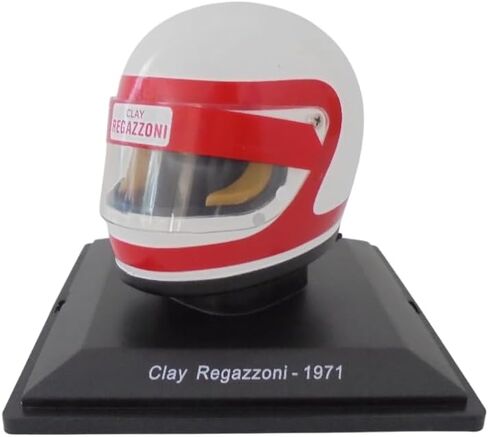 OPO 10 - خوذة Formula 1 متوافقة مع Ferrari F1: Clay Regazzoni 1971-1/5 Scale - Cas82 in Saudi Arabia