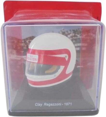 OPO 10 - خوذة Formula 1 متوافقة مع Ferrari F1: Clay Regazzoni 1971-1/5 Scale - Cas82 in Saudi Arabia