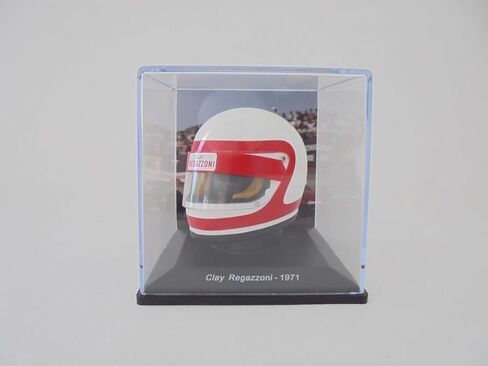 OPO 10 - خوذة Formula 1 متوافقة مع Ferrari F1: Clay Regazzoni 1971-1/5 Scale - Cas82 in Saudi Arabia