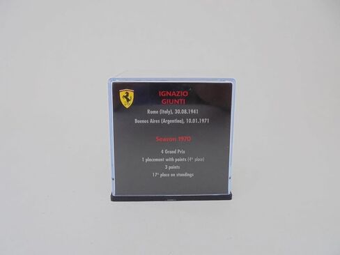 - خوذة Formula 1 متوافقة مع Ferrari F1: Ignazio Giunti 1970 - 1/5 مقياس - Cas65 in Kuwait