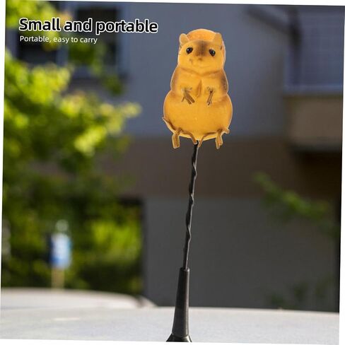 2Pcs Cute Squirrel Car Antenna Toppers - Stylish and Fun Decorative Antenna Balls for Vehicle Exterior, Perfect for Personalizing Your Car in Saudi Arabia