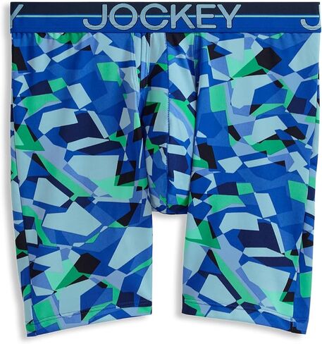 ملابس داخلية للرجال للرجال اللامتناهيين بارد الألياف الدقيقة 8 بوصة ملاكم طويل الساق - 3 حزمة in Kuwait