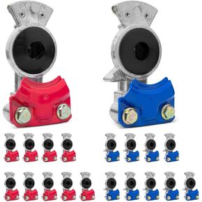 Pro Trucking Products Glad Hand Set (10) Red Emergency 035042 & (10) Blue Service 035045 Glad Hands in Saudi Arabia