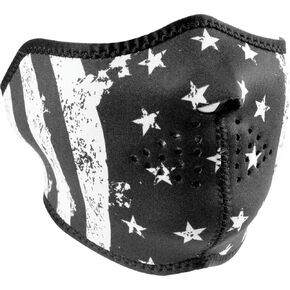 Zanheadgear® Half Mask Neoprene White Flag in Kuwait