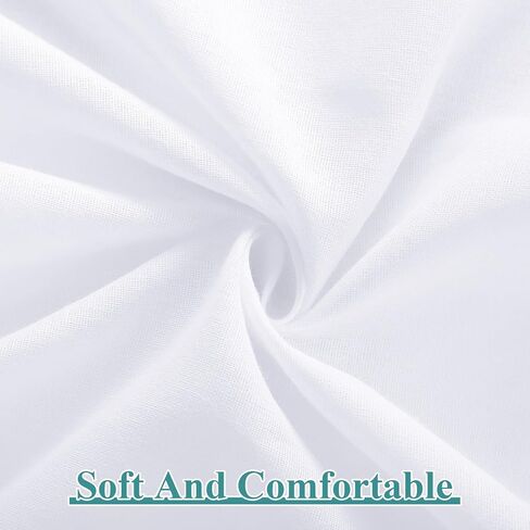 Leinuosen White Handkerchiefs Bulk Men's Handkerchiefs Cotton Classic Hankies Pocket Square Towel White for Tea Party in Saudi Arabia