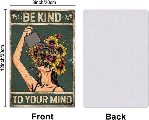 GLOBLELAND Salon Hairdresser Funny Tin Sign Invest in Your Hair It's The Crown You Never Take Off Barber Shop Charming Lady Hairstyling Vintage Tin Sign for Bars Cafe Pubs Barber Shop 11.8x7.8inch in Saudi Arabia