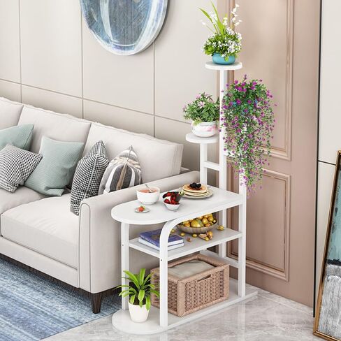 WEISPARK Artificial Hanging Flowers, 4pcs Fake Eucalyptus Vine Faux Flower Greenery Garland Plastic Plants for Indoor Outdoor Wall Garden Wedding Home Party Decor (Purple) in Kuwait