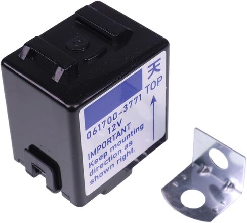 Jzgrdn 12V Relay 061700-3770 061700-3771 061700-3760 T0070-31410 متوافق مع Kubota B1550E B1750D BX1800D BX1850D BX1860 BX1870 F19 in Kuwait