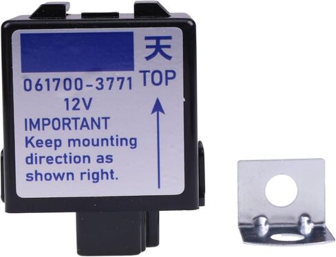 Jzgrdn 12V Relay 061700-3770 061700-3771 061700-3760 T0070-31410 متوافق مع Kubota B1550E B1750D BX1800D BX1850D BX1860 BX1870 F19 in Kuwait