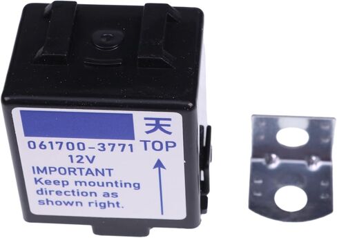 Jzgrdn 12V Relay 061700-3770 061700-3771 061700-3760 T0070-31410 متوافق مع Kubota B1550E B1750D BX1800D BX1850D BX1860 BX1870 F19 in Kuwait