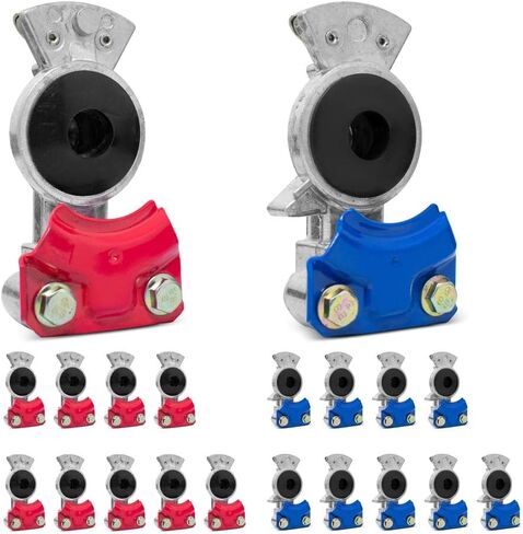 Pro Trucking Products Glad Hand Set (10) Red Emergency 035042 & (10) Blue Service 035045 Glad Hands in Saudi Arabia
