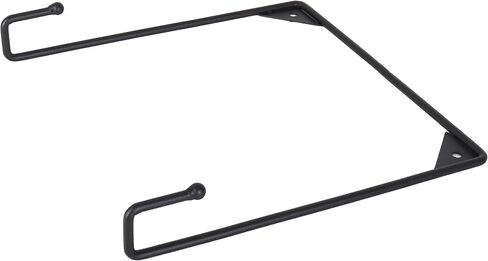Milltown Merchants Metal Display Stand - Wall Mounted Decorative Plate Holder - Versatile Hanger Stand - Black (1 Pack, X-Large) in Saudi Arabia