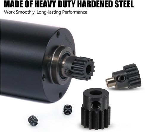 32P 5MM 13T 14T 15T 16T 17T 18T 19T 20T 21T Black Handened Steel Metal Pinion Gear for 1/10 RC CAR (23T) in Kuwait