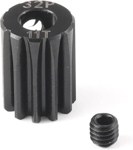 32P 5MM 13T 14T 15T 16T 17T 18T 19T 20T 21T Black Handened Steel Metal Pinion Gear for 1/10 RC CAR (23T) in Kuwait