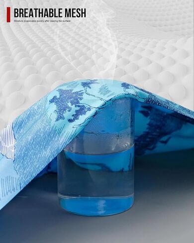 Neck Gaiter and Arm Sleeves Set, UPF 50+ Breathable Face Mask and Cooling Compression Sleeves in Kuwait