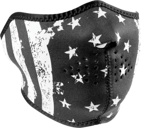 Zanheadgear® Half Mask Neoprene White Flag in Saudi Arabia
