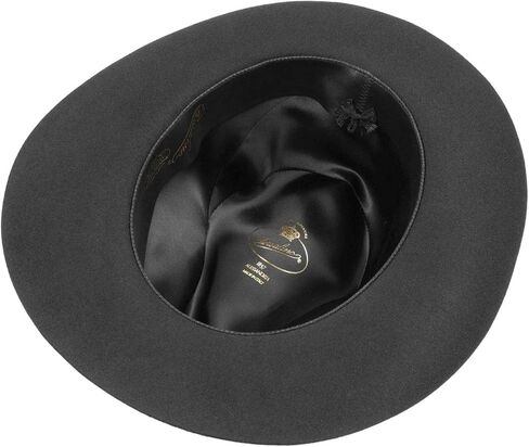 Rodolfo/Verdi Fur Felt Fedora (57) Black in Saudi Arabia
