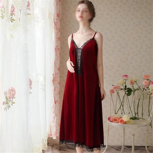 Jseiajb Pajamas الأكمام الطويلة Winter Winter Long Pajama Dress Home Wear Golden Velvet Pajama Set (كبير) in Saudi Arabia