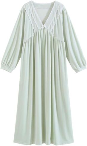JSEIAJB Pajamas Long Home Sleeping Dress Women's Autumn and Winter Golden Velvet Plush Long Sleeve(Medium) in Saudi Arabia