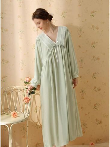JSEIAJB Pajamas Long Home Sleeping Dress Women's Autumn and Winter Golden Velvet Plush Long Sleeve(Medium) in Saudi Arabia