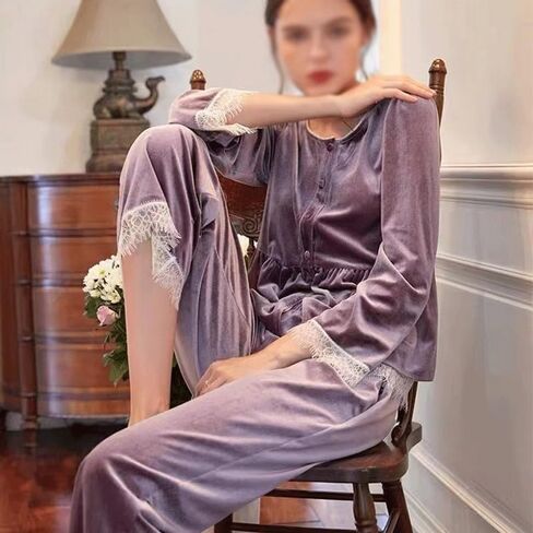 JSEIAJB Long Sleeve Cardigan for Autumn and Winter for Women in Canary Pajamas(Medium) in Saudi Arabia