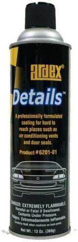 Ardex Details 6201 Professional Interior Aerosol Dressing - Car Detailing Kit Interior Cleaner for Hard-to-Reach Places, AC Vents, Door Seals & Dashboards - Easy Spray Application for DIY & Pro Use in Saudi Arabia