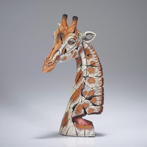 enesco Edge Sculpture Giraffe Head Bust تمثال مصغر ، 7.29 بوصة ، متعدد الألوان in Saudi Arabia