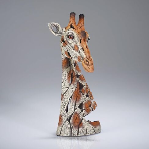 enesco Edge Sculpture Giraffe Head Bust تمثال مصغر ، 7.29 بوصة ، متعدد الألوان in Saudi Arabia