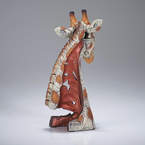 enesco Edge Sculpture Giraffe Head Bust تمثال مصغر ، 7.29 بوصة ، متعدد الألوان in Saudi Arabia
