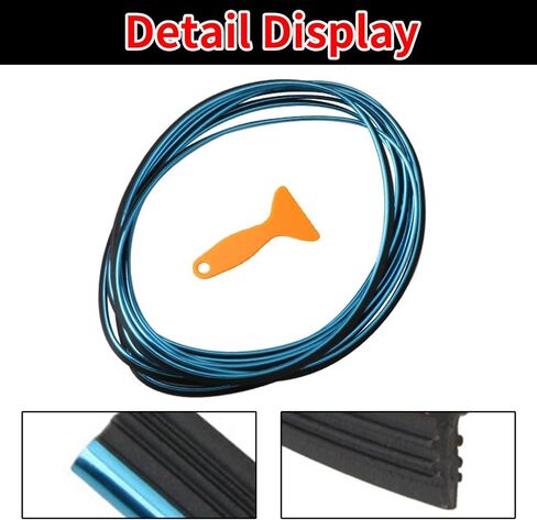 33 Ft Car Interior Moulding Trim Strips Universal Auto Gap Fillers Including Installing Tool Car Electroplating Decoration Styling Door Dashboard Flexible Strip (Red) in Saudi Arabia