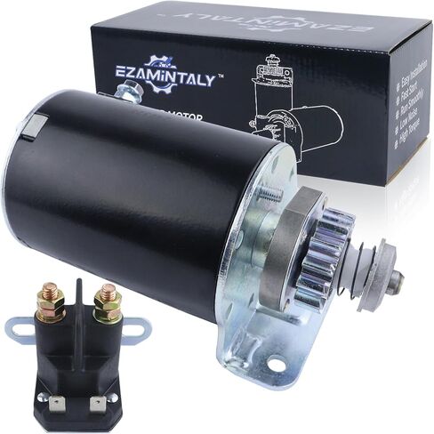 Starter Motor 14 Teeth & Solenoid Relay for John Deere Tractor D100 D105 D110 D120 E100 E110 100 Series, LG693551 SE501848 Mia13018 in Saudi Arabia
