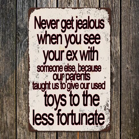 Retro-Style Metal Sign - Unique Sarcastic Tin Sign Wall Art Decor with Vintage Garage, Restaurant, Cafe, Bar, Club, and Living Room Decorative Plaque Features in Saudi Arabia