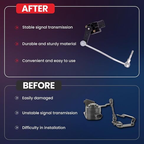 MOCA V10-72-0070 مستشعر ارتفاع التسوية اليسرى الأمامي من أجل Bentley 2006-2013 Continental ، لـ Audi 2004-2010 A8 Quattro ، 2007-2010 S8 in Saudi Arabia