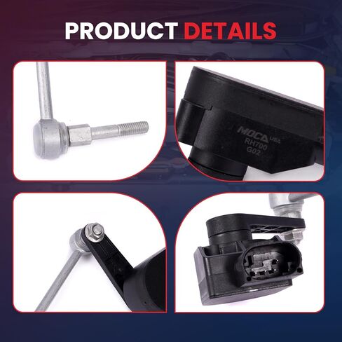 MOCA V10-72-0070 مستشعر ارتفاع التسوية اليسرى الأمامي من أجل Bentley 2006-2013 Continental ، لـ Audi 2004-2010 A8 Quattro ، 2007-2010 S8 in Saudi Arabia